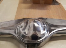 Molded and polished rearend housing for 1964 Impala show car