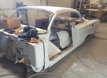 1961 Impala Bubble top waiting on the frame