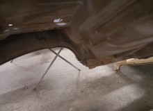 1961 impala convertible lower quarter panel rust removal